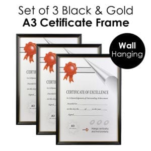 Picture frame - Certificate Frame Black