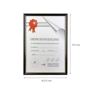 Picture frame - Certificate Frame Black