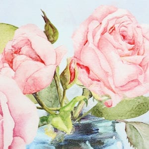 Garden roses - Floral design