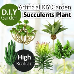 Artificial DIY Catcus Agave Spiky Euphorbia Succulents Bunch Plant