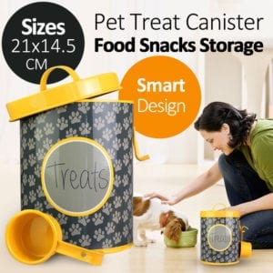 pet treat canister