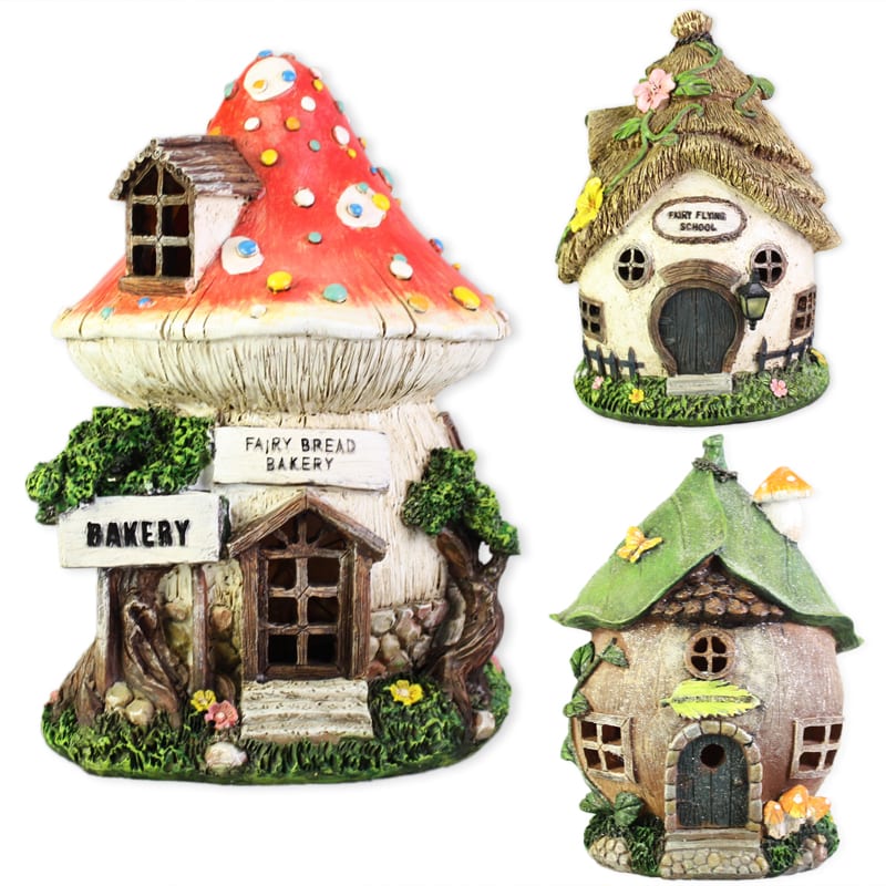 Garden Solar Fairy House-1