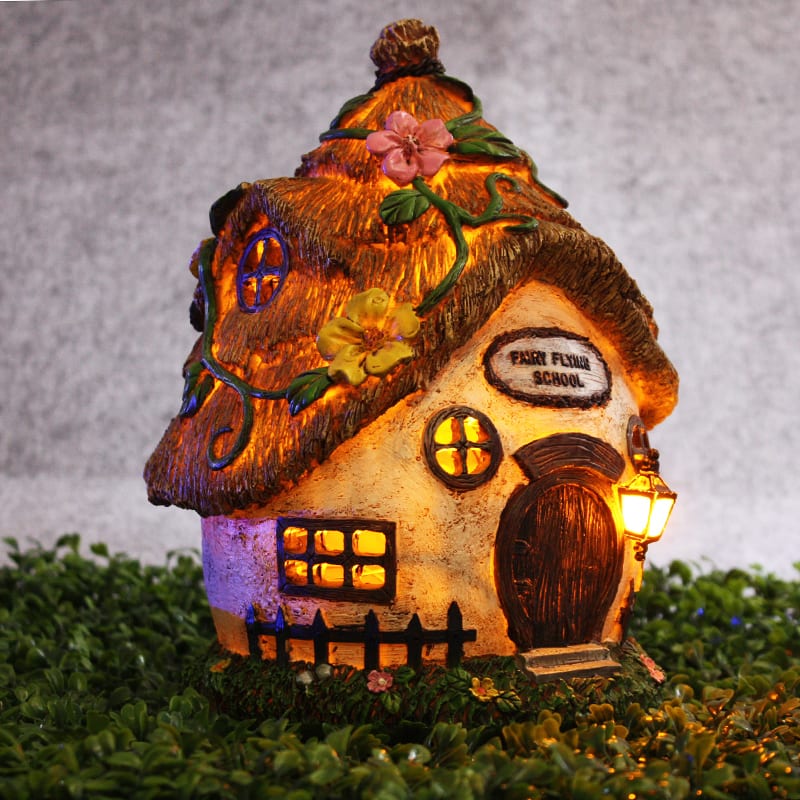 Garden Solar Fairy House-10