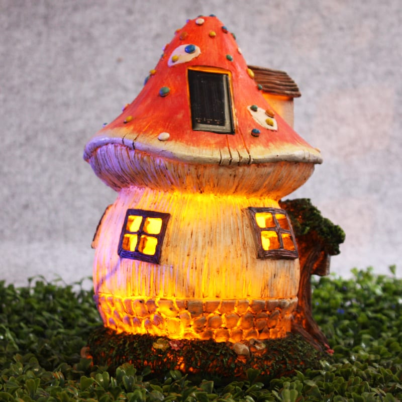 Garden Solar Fairy House-11