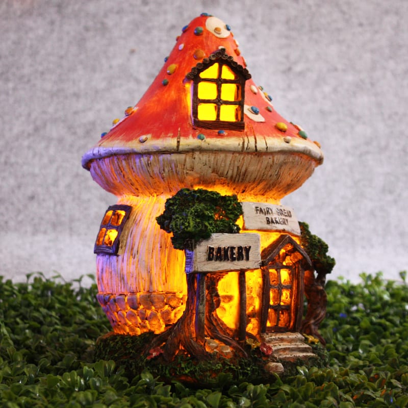 Garden Solar Fairy House-12