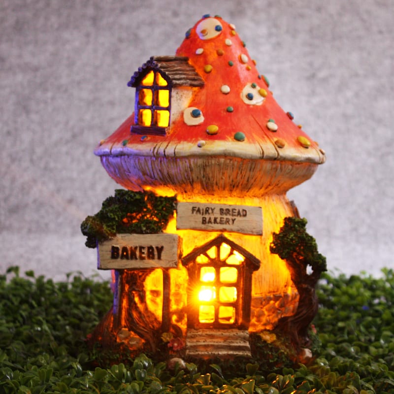 Garden Solar Fairy House-2