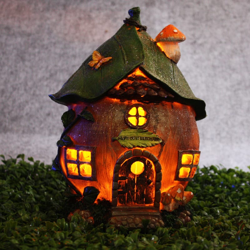 Garden Solar Fairy House-3