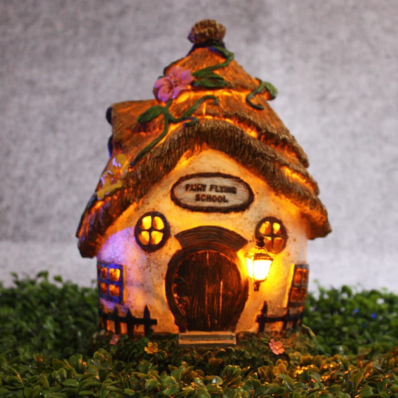 Garden Solar Fairy House-4