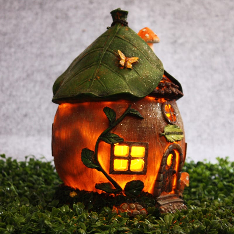 Garden Solar Fairy House-7