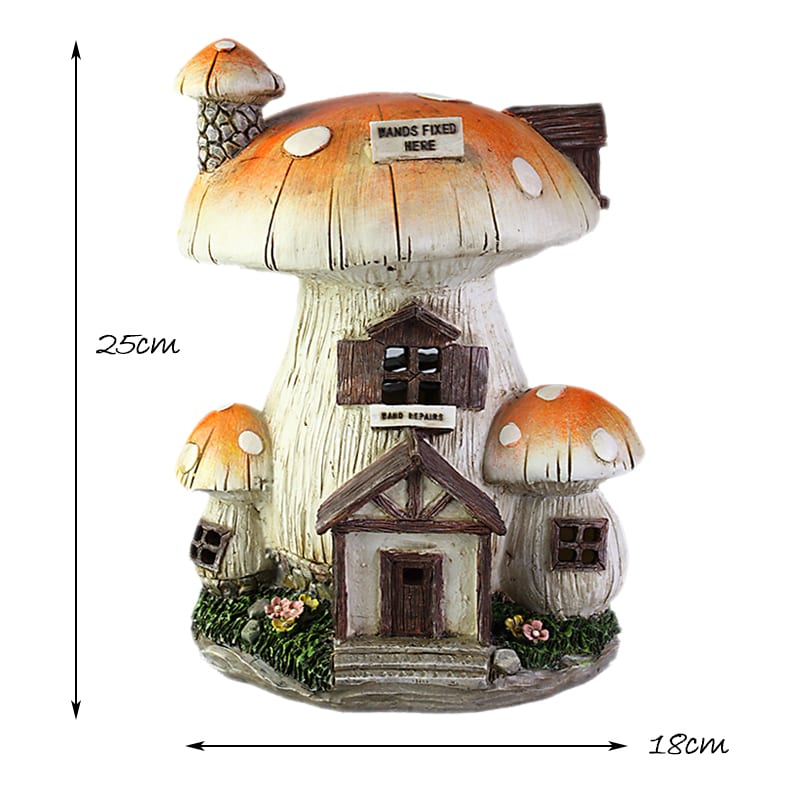 Garden Solar Secret Fairy Village-6