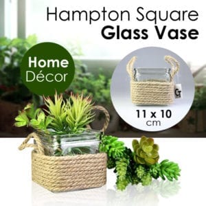 Hampton Square Glass Vase