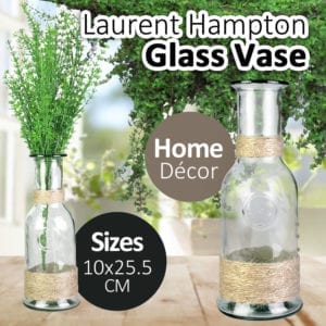 Laurent Hampton Glass Vase