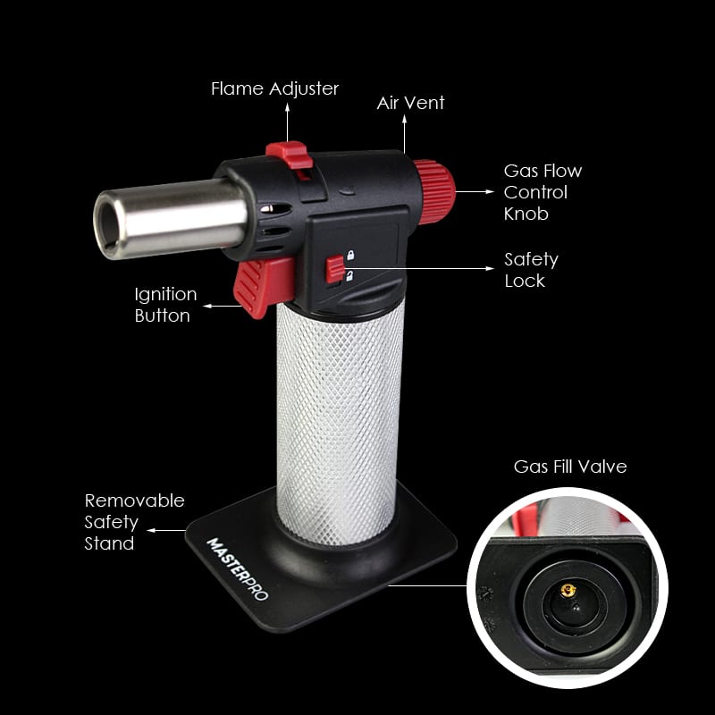 Masterpro Deluxe Cook's Blowtorch-6