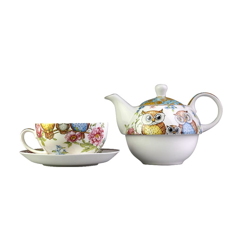 Owl European Tea Set-4