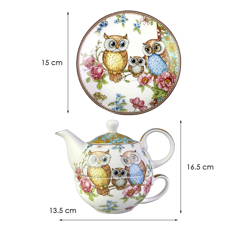 Owl European Tea Set-7