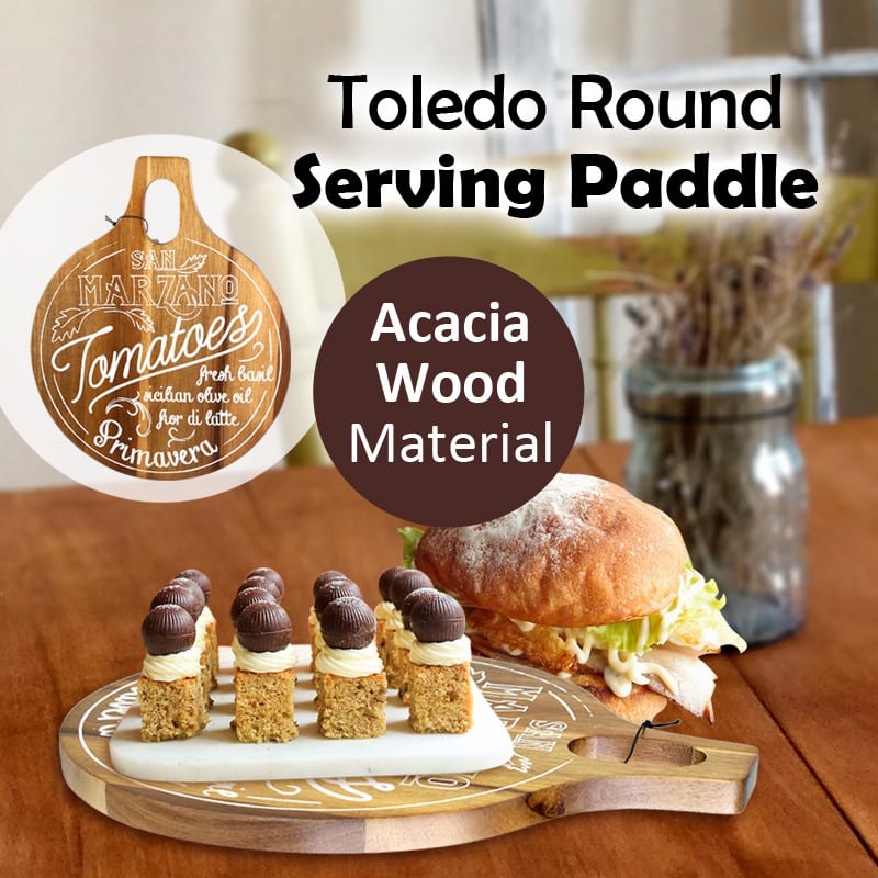 Toledo Round Serving Paddle-1