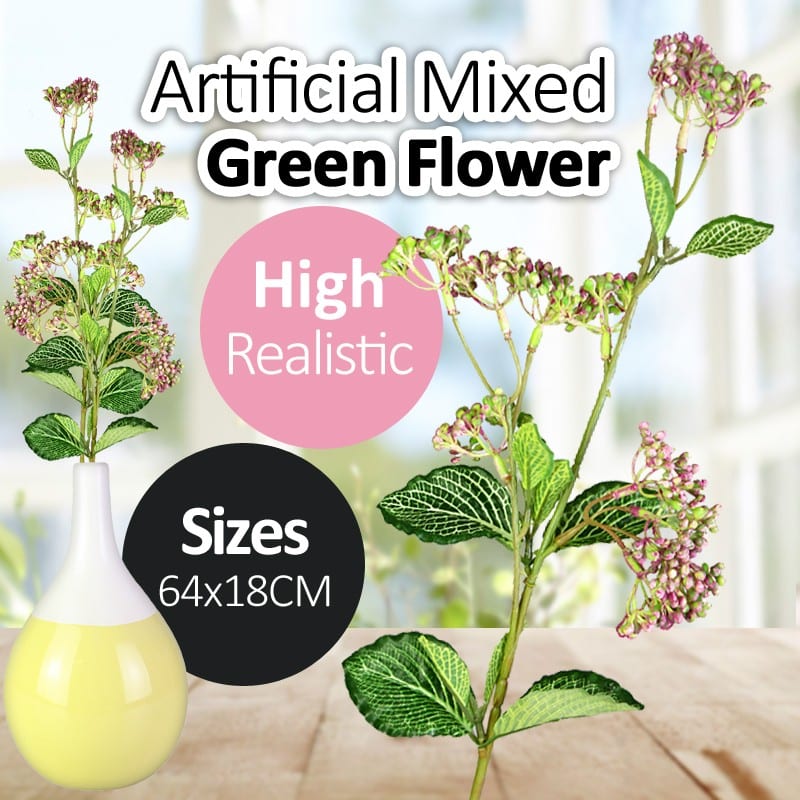 Artificial Countryside Mixed Green Flower Artificial Countryside Mixed Green Flower