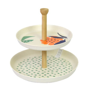 2 tier serving tray