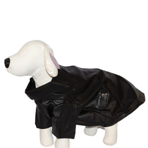 leather pet jacket
