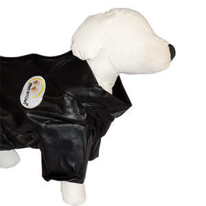 leather pet jacket