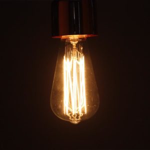 vintage light bulb
