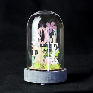Bunny Glass Dome