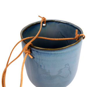 Blue Hanging Pot