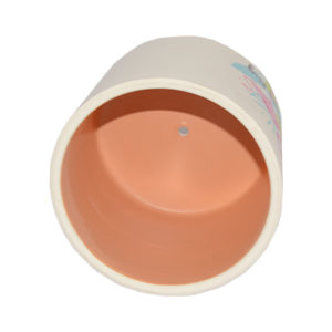 flamingo ceramic pot