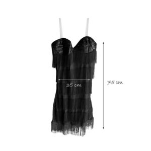 ROARING 20S BLACK DRESS