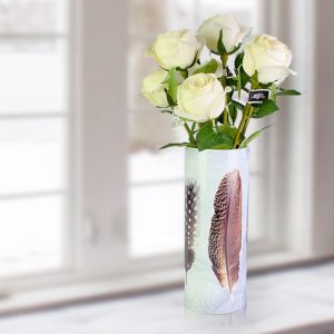 feather vase