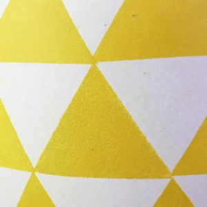 polka flower vase